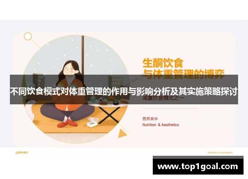 不同饮食模式对体重管理的作用与影响分析及其实施策略探讨